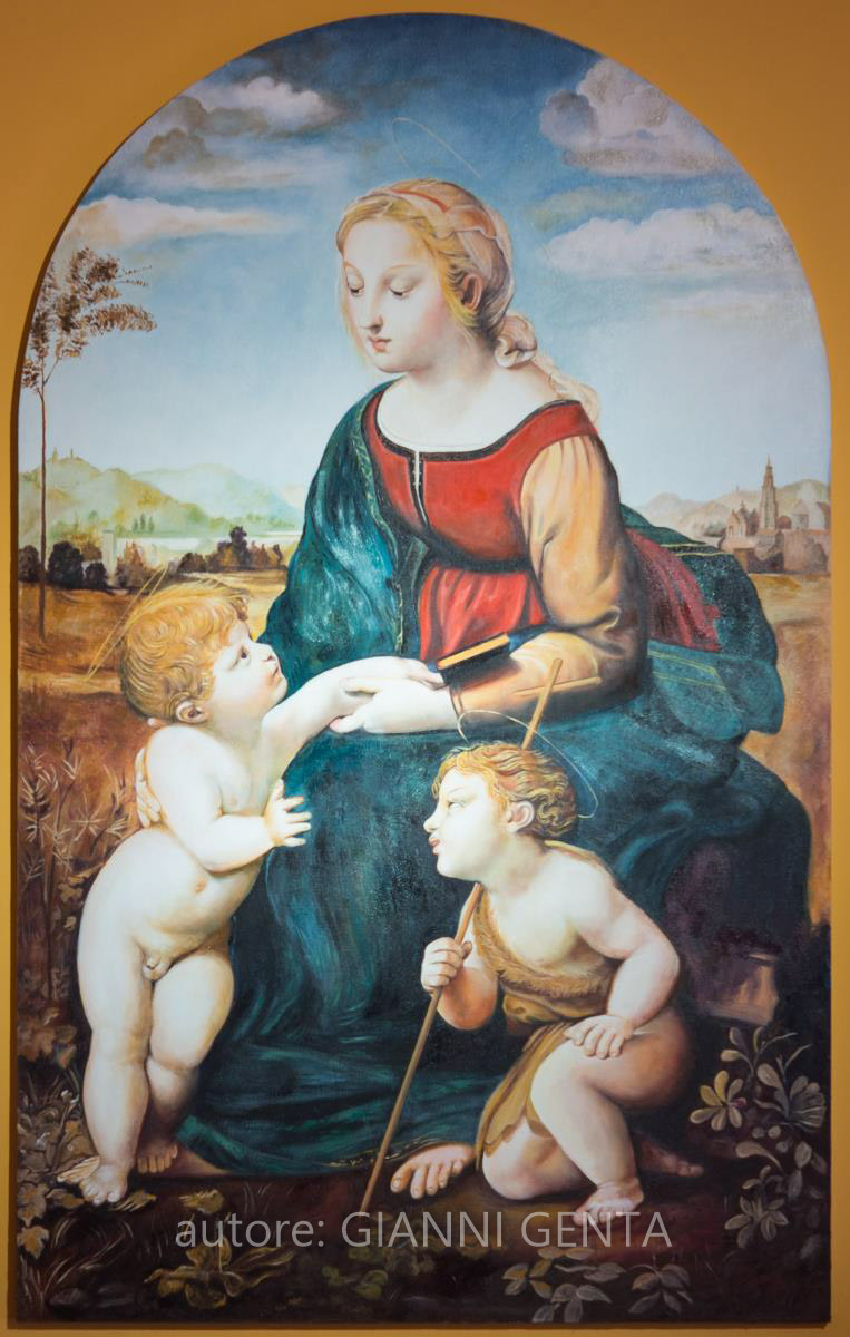 Raffaello - La bella giardiniera - 77x124 - tela su tavola